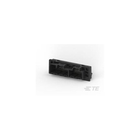 Te Connectivity Board Connector, 2 Row(S), Male, Right Angle, Solder Terminal 1-2288241-1